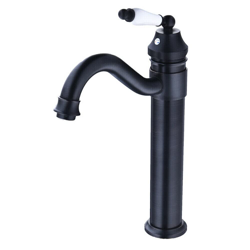 Mitigeur de lavabo JCAKES en bronze huilé et céramique noble