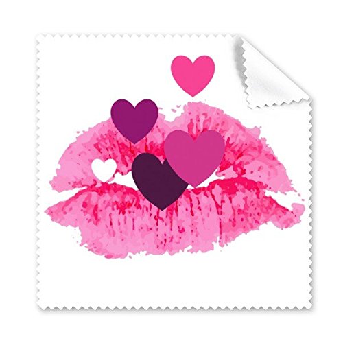 Chiffon de nettoyage microfibre pour écran tactile de téléphone et lunettes de vue rose