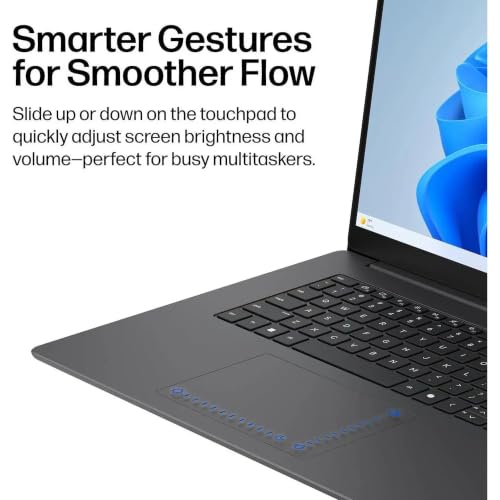 Image of HP OmniBook 3 Laptop, 17.3 inch Full HD Display, AMD Ryzen 3 30 Processor, 8GB LPDDR5 Memory, 2TB NVMe SSD, Backlit Keyboard, 1080p Webcam with Privacy Shutter, USB-C, Wi-Fi 6, Windows 11 Home