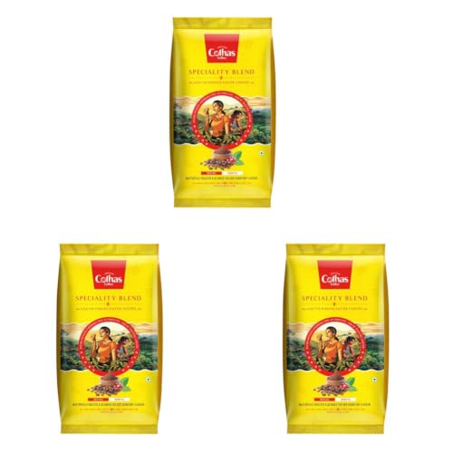 Image of Cothas Coffee - Speciality Blend South Indian Filter Coffee Powder | 85% Coffee & 15% Chicory | Rich Aroma & Strong Taste | Authentic Roast & Ground Filter Coffee | 500 g Pack (Pack of 3)