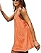 GTLIAE Summer Dress for Women 2026 Hot Shot Mini Romper Dresses Athletic Spaghetti Strap Tennis Dress Built in Shorts(Orange-S)