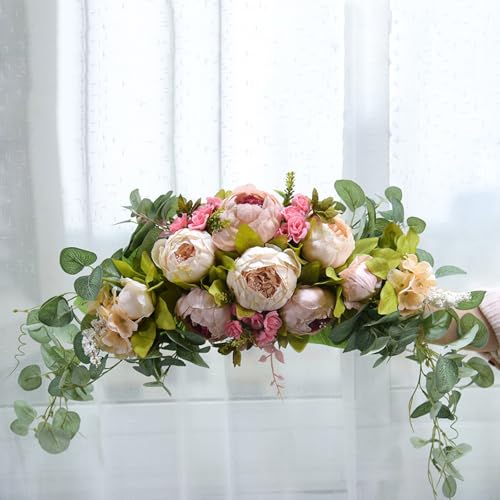 Fleurs artificielles swag de mariage et décoration de table pour réception de fête - 7