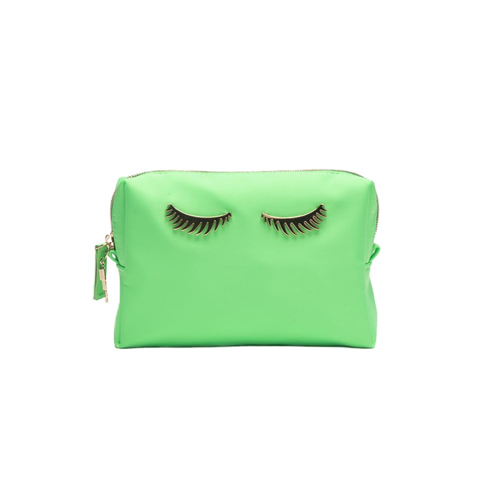 Colorbar Polyester Lips & Lashes Casual (Small Pouch) - Neon Green-image-41
