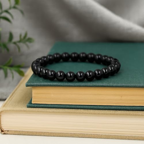 Natural Stone Healing Bracelet – 8mm Beaded Stretch Crystal Jewelry for Men & Women – Calming & Chakra Energy4