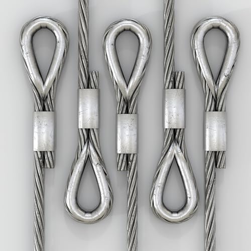 Manchons à sertir 5 mm pour fixer et sécuriser vos câbles d'acier