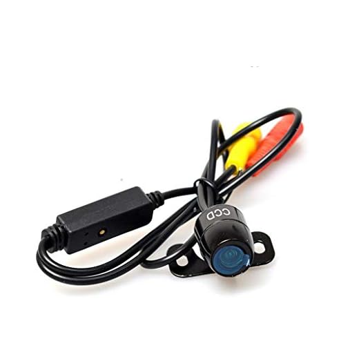 Cocar Coche CCD HD Reserva Cámara con Uno Botón Controlar NTSC/PAL y Frontal Vista(sin Espejo)/Reverse Vista(Espejo)y Estacionamiento Líneas/Sin Estacionamiento Líneas Switch-Multi modos Libre Partido