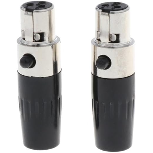 bnf 6X 5mm 3 Pin Female Plug Cable Connector Universal Fit