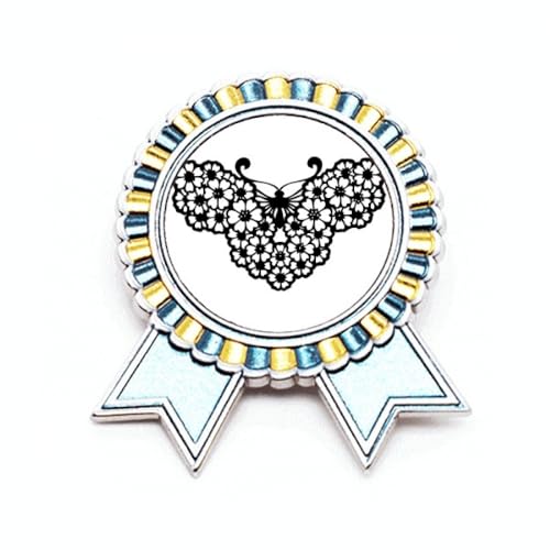 Broche ailes florales métal M pour customiser une tenue terne sans abîmer les tissus