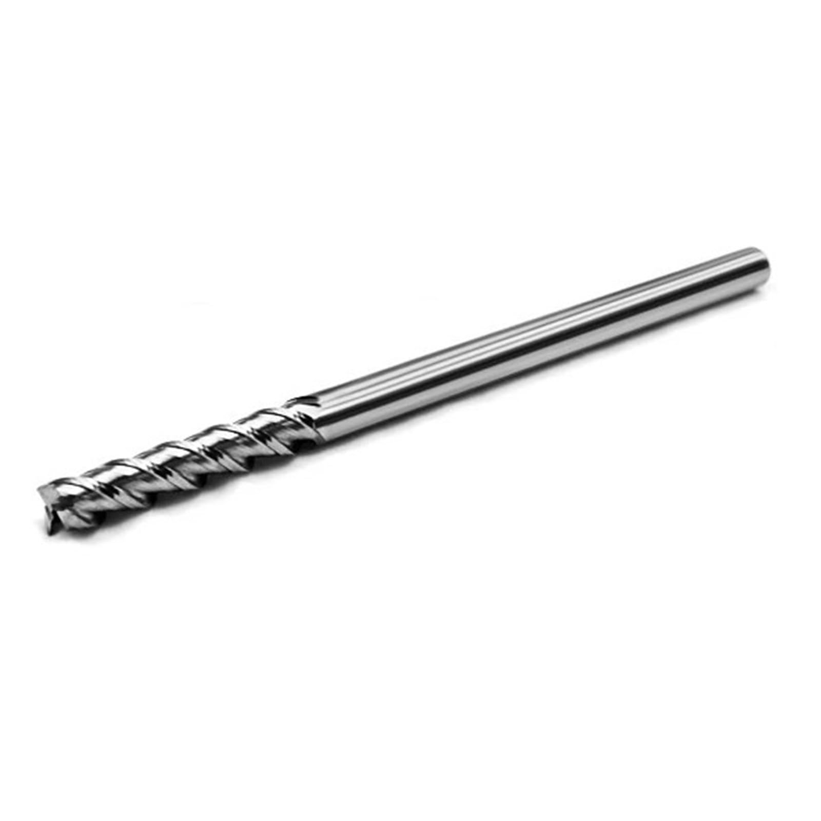 1 szt. Frez powłoka stopowa narzędzie ze stali wolframowej Hrc55 aluminium obróbka Cnc 3 ostrza wydłużają drewno(8.0x25Cx75L)