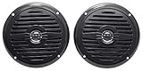 Pair Rockville MS525B 5.25' 400 Watt Waterproof Marine Boat Speakers 2-Way Black