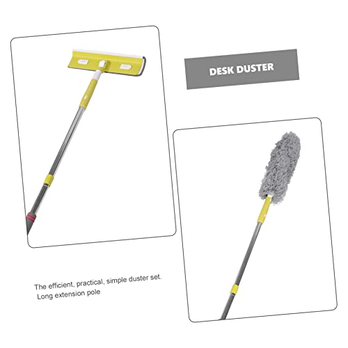 Plumeau à main télescopique avec manche extensible pour traquer la poussière