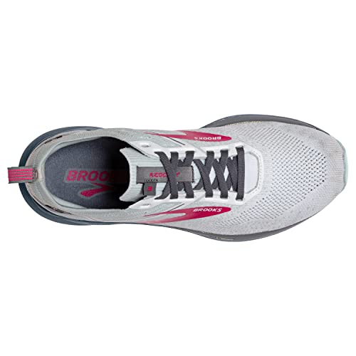 Brooks Brooks Ricochet 3 Women's Neutral Running Shoe - White/Ice Flow/Pink - 5.5