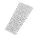 Rhinestone Sparkly Microphone Handle Cover Decorative Sleeve Wrap for Mic Ideal Weddings Parties (Silver)
