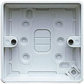 Moulded 30 mm Surface Mounting Box for 1 Gang Logic Plus Power Accessories