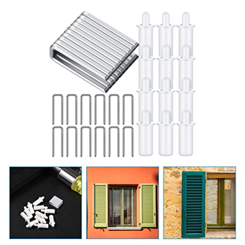 HOMSFOU Window Blinds Window Blinds Plantation Shutter Repair Kit: Spring Loaded Shutter Shutter Replacement Repair Louvers Staples Replacement for Windows Tools Supplies Springs - Image 3