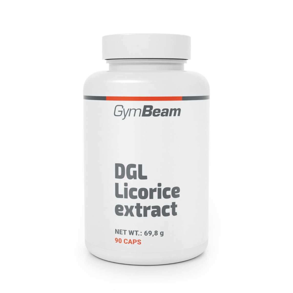 GymBeam Estratto di Liquirizia DGL - Estratto Concentrato 10:1, 600 mg per Dose, Supporta Equilibrio Digestivo e Tranquillitá Mentale, Capsule Vegane, 90 cps