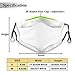 TXSDCCY Christmas Fashion Face Mask With Filter Pocket,Santa in Sleigh Reindeer,Washable Face Bandanas Balaclava Reusable Fabric Mask For Men Women,Navy Blue - S