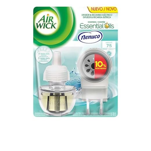 Air Wick ambientador eléctrico fragancia Nenuco, aparato + 1 recambio
