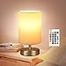 Nachttischlampen Tischlampe RGB Warmweiß mit Fernbedienung 5W LED Tischleuchten Dimmbar Schreibtischlampen Stimmungslichter für Schlafzimmer, Kinderzimmer, Nachttisch, Fensterbank, Glühbirne enthalten