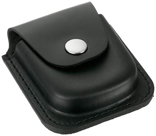 Image of Charles-Hubert, Paris 3572-3 Black Leather 42mm Pocket Watch Holder