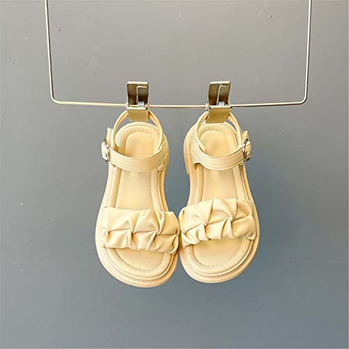 Baby Shoes Size 4 Pleated Design Princess Shoe Dress Flat Shoes Casual Fashion for Little Child Big Red Boots for Girls4