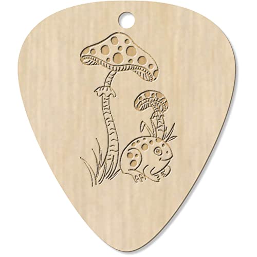 Azeeda 7 x ‘Grenouille & Champignons’ médiator/pic de Guitare (GP00026076) - Les Beatles, Paul McCartney, John Lennon, RIngo Starr, George Harrison Azeeda 7 x 'Grenouille & Champignons' médiator/pic de Guitare (GP00026076)