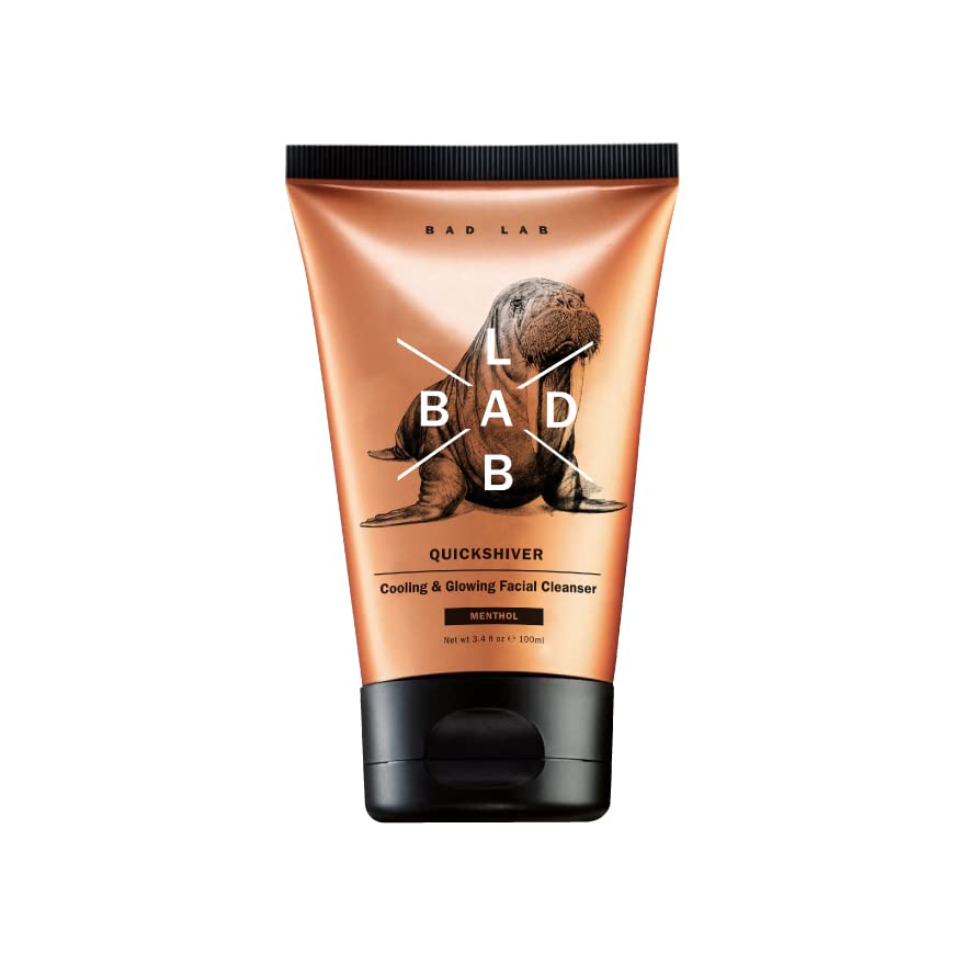 Bad Lab Quickshiver Cooling and Glowing Facial Cleanser a Hint of Peppermint and Spearmint Oils 100ml