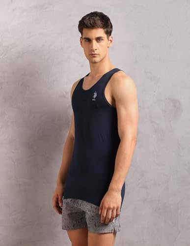Image of U.S. POLO ASSN. Mens AV001 Moisture Absorbent Stretch Fit Vest - Pack Of 1