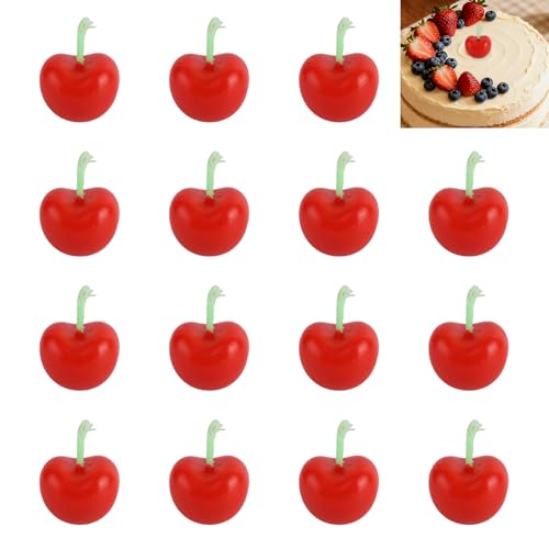 Mini Cherry Birthday Candles Set