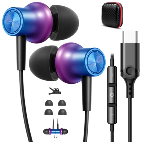 USB C �w�b�h�z�� ���C�L���C���z���}�C�N iPhone 18 Pro Max 17 16 15�p | ���g�� Y2K �X�^�C�� �O���f�[�V���� �p�[�v�� Type C �C���z���A�{�����[���R���g���[���AHiFi�X�e���I iPad 11 10 Pro 