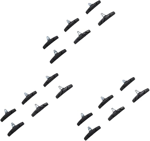 ibasenice 6 pares de pastillas de freno de bicicleta zapatas de freno de bicicleta de montaña pastillas de freno V pastillas de freno freno delantero