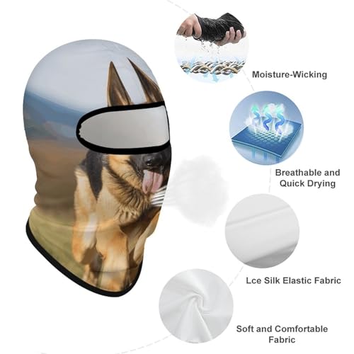 Balaclava para hombre, máscara para esquí y ciclismo, protector facial multifuncional para invierno miniatura 3