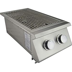 RCS Gas Grills Premier Series Stainless Steel Double Side Slide-in Burner – NG
