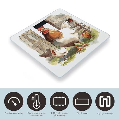 Báscula Digital de Baño para Peso Corporal con Vidrio Templado miniatura 3
