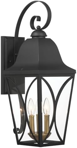 Minka Lavery 73353-757 Cardigan - 3 Light Outdoor Wall Mount-23.75 Inches Tall and 9 Inches Wide