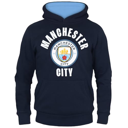 Manchester City FC Official Soccer Gift Boys Fleece Graphic Hoody