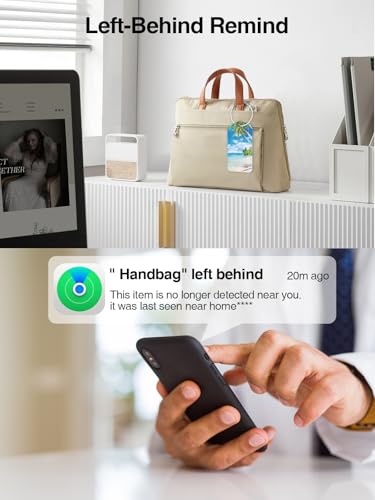 Image of TopMade Luggage Tags, Works with Apple Find My, Smart Suitcase Tag Tracker