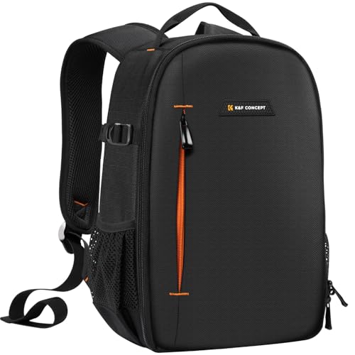 K&F CONCEPT Mochila para cámara, 10L portátil pequeña Mochila para cámara Impermeable Ligera y...