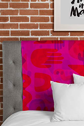 Image of Society6 Doodle by Meg Neon Cutout Print Tapestry, 60 in x 80 in, Multi