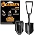Gerber Gear Military Style Tactical Folding Spade E-Tool, Heavy-Duty All Purpose Camping and Emergency Car Shovel with Serrated Edge, Compact Survival Gear, Black