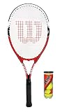  WILSON Federer - Raqueta de Tenis para Adultos + 3 Pelotas (Color a Elegir)
