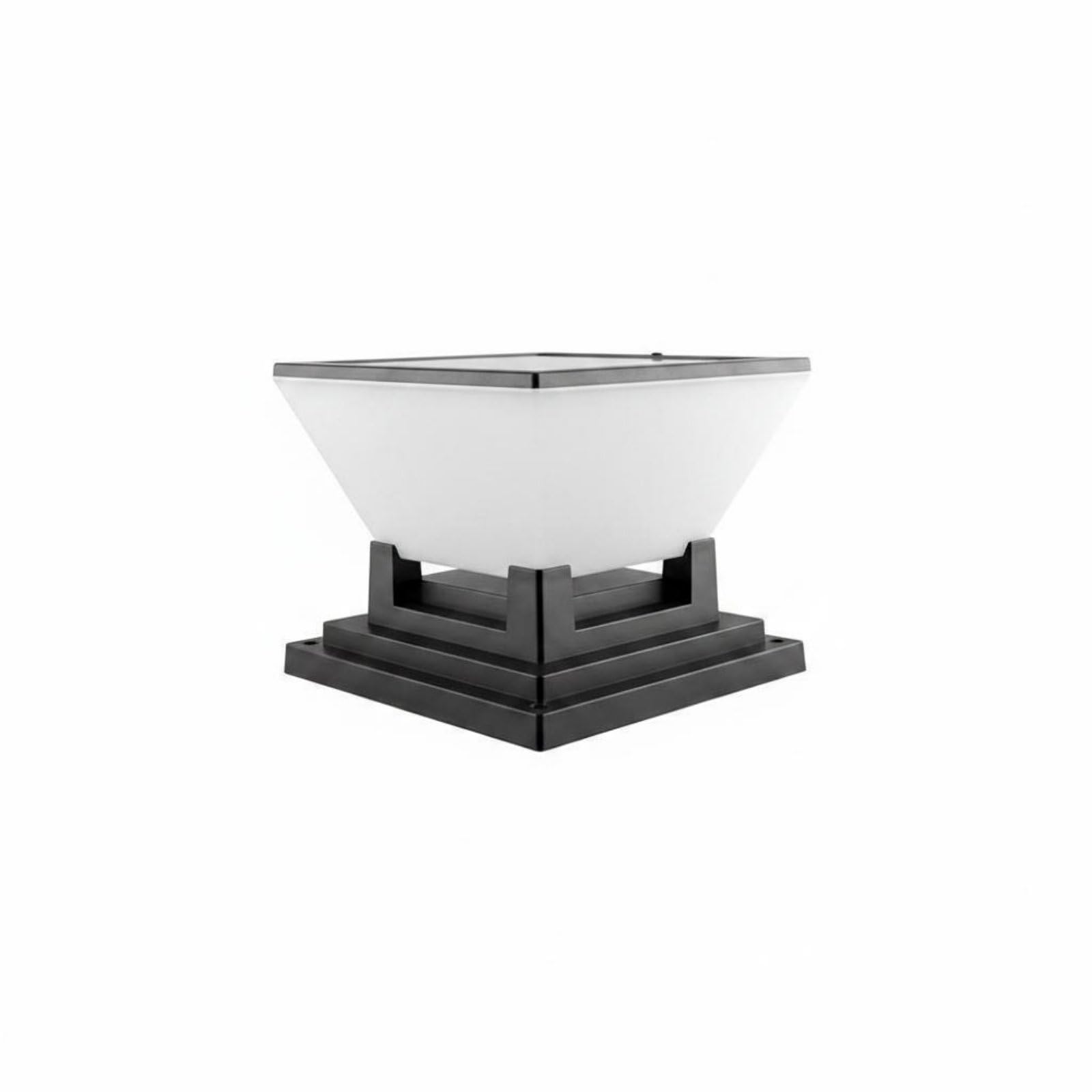 Solar Post Light Modern Design Garden Cap Lamp Water Resistant Fence for Gate Entrance, 150 | & Patio Torches Outdoor Lighting Yard Living-image-47