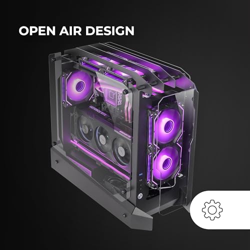 Boîtier PC Moyen Tour ATX Mars Gaming MC-Edge Noir Support Refroidissement Liquide 240 mm - 2