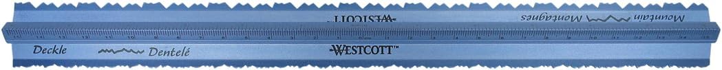 Amazon.com: Westcott Grip and Rip Aluminum Tearing Ruler, Mountain and ...