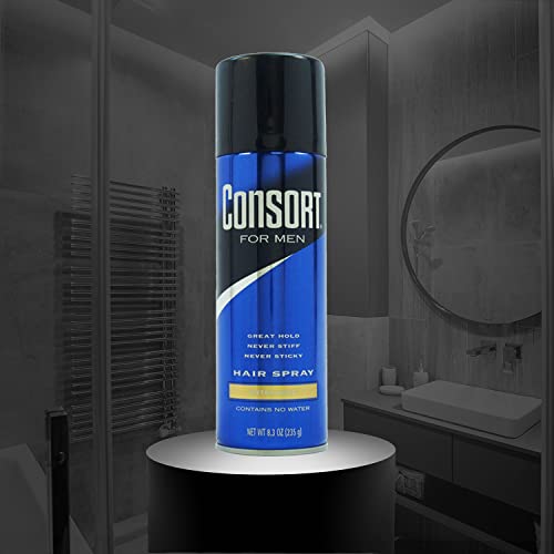 Consort Extra Hold Hair Spray Aerosol For Men, 8.30 Ounce #TOP6