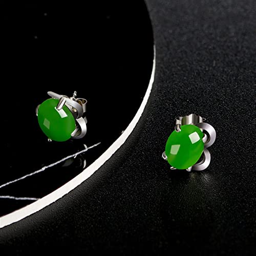 Pendientes de plata retro con jaspe para deslumbrar en tu próximo banquete 4