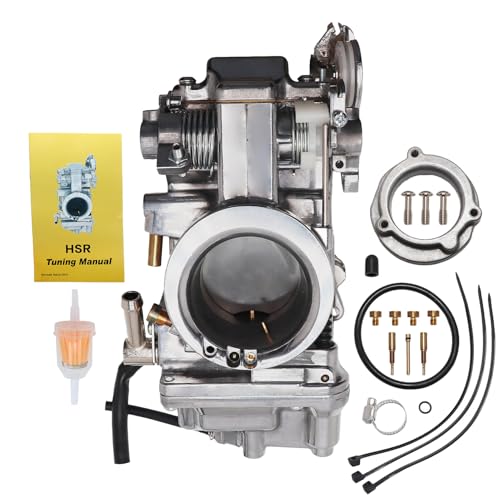 SVKZGFZ Carburetor for Mikuni HSR 42MM HSR42 HD Sportster EVO Big Twin Cam Softail Dyna Electra Super Wide Glide Road King Low Rider TM42-6 Carb