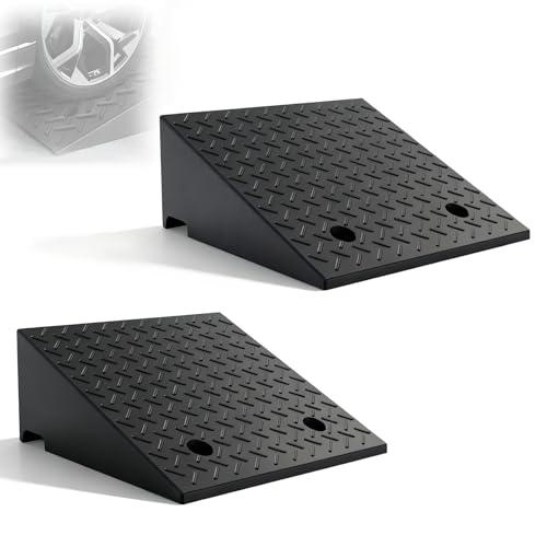 Rampa de umbral portátil 2 pack 50x50x11 cm miniatura 1