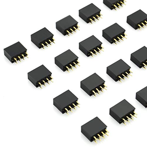 Gikfun 2.54Mm Pitch 2X4 8 Pin Female Double Row Straight Header Pcb Connector (Pack Of 50Pcs) Ae1174 #TOP1