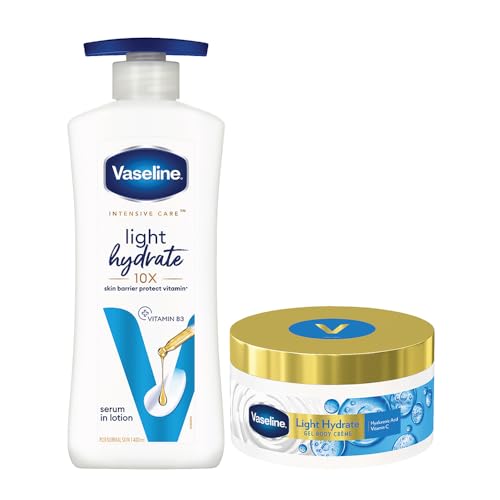 Vaseline Light Hydrate Serum In Lotion, 400 ml + Vaseline Light H...
